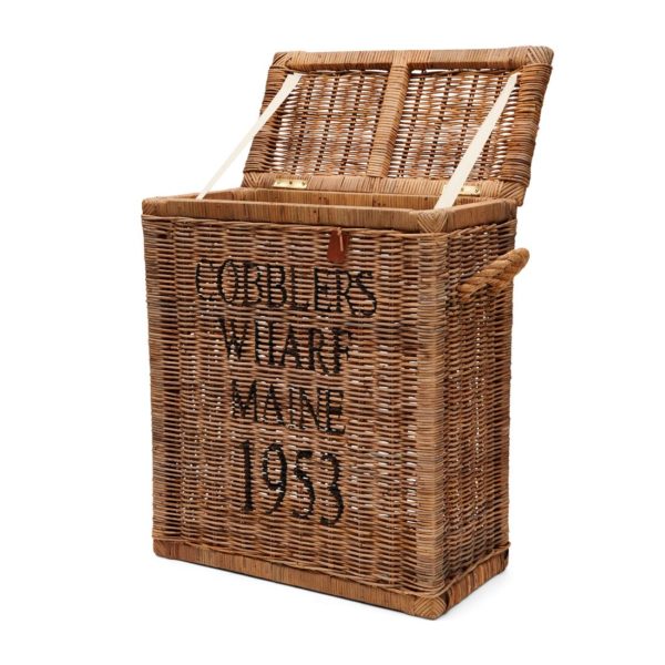 Rustic Rattan Cobblers Wharf Trunk small 60x70cm, Truhe – Bild 2