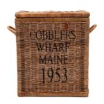 Rustic Rattan Cobblers Wharf Trunk small 60x70cm, Truhe