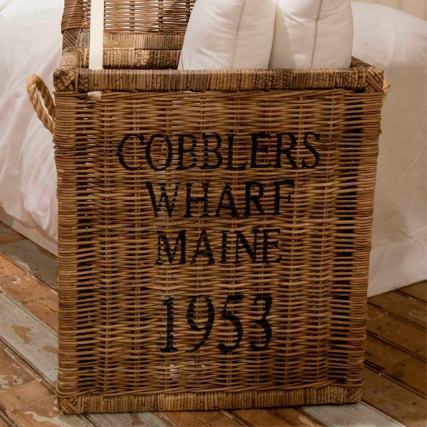 Rustic Rattan Cobblers Wharf Trunk small 60x70cm, Truhe – Bild 6