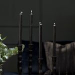 Dinner Candles Eco black 4pieces 28x2cm – Bild 7
