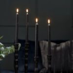 Dinner Candles Eco black 4pieces 28x2cm – Bild 2