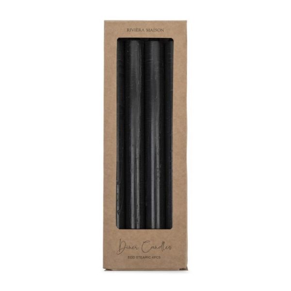 497080_3_2 Dinner Candles Eco black 4pieces 28x2cm – Bild 3