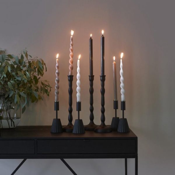 497080_4_2 Dinner Candles Eco black 4pieces 28x2cm – Bild 5