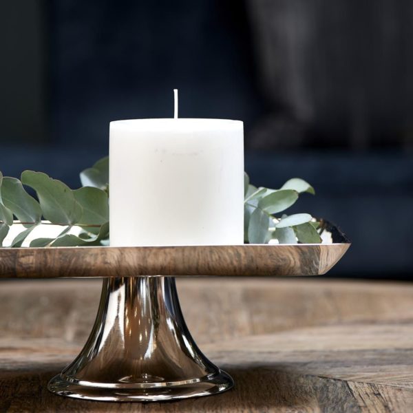 497210_1_2 Pillar Candle Eco off-white 10x10cm – Bild 2