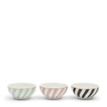 Palm Breeze Bowls S 3 pieces, Porzellanschalen