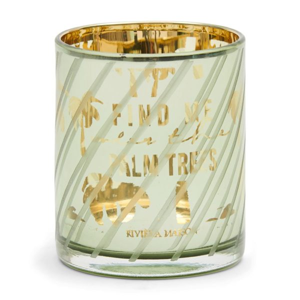507340_2 RM Palm Tree Votive green, Teelichthalter