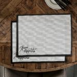 Buon Appetito Striped Placemat 2 pieces, Platzset – Bild 2