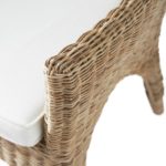 The Hamptons Dining Armchair Rattan, Esszimmerstuhl mit Sitzkissen â Bild 5