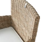 The Hamptons Dining Armchair Rattan, Esszimmerstuhl mit Sitzkissen â Bild 4