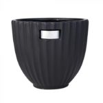Rosalie Blumentopf schwarz 16x18cm