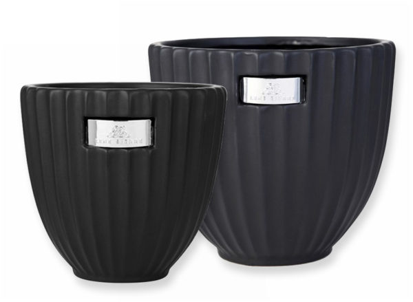 Rosalie Blumentopf schwarz 16x18cm – Bild 2