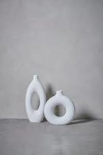 Catia Vase weiß 33cm – Bild 3
