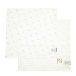 RM Monogram Napkin 2 pieces, Stoffservietten