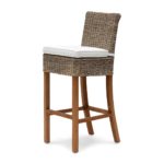 Rustic Rattan Bar Stool, Barhocker â Bild 3