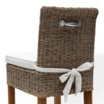 Rustic Rattan Bar Stool, Barhocker â Bild 4