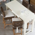 Rustic Rattan Bar Stool, Barhocker â Bild 6