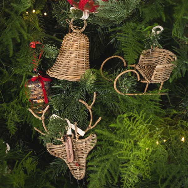 Rustic Rattan RR Christmas Bell, Weihnachtsdeko – Bild 3