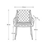 Frisco Drive Dining Chair coffee Pellini, Esszimmerstuhl – Bild 11