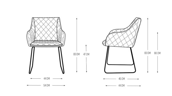 Frisco Drive Dining Chair espresso Pellini, Esszimmerstuhl – Bild 9