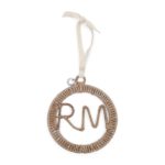 Rustic Rattan RM Ornament, Weihnachtsbaumschmuck