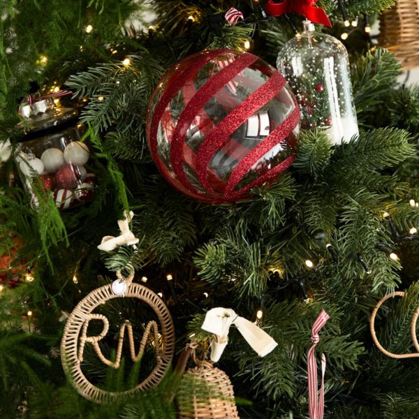 Rustic Rattan RM Ornament, Weihnachtsbaumschmuck – Bild 3