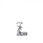 Serafina Hirsch liegend 10cm antik silber