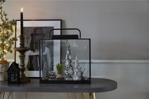 Serafina Hirsch stehend 14cm antik silber – Bild 2