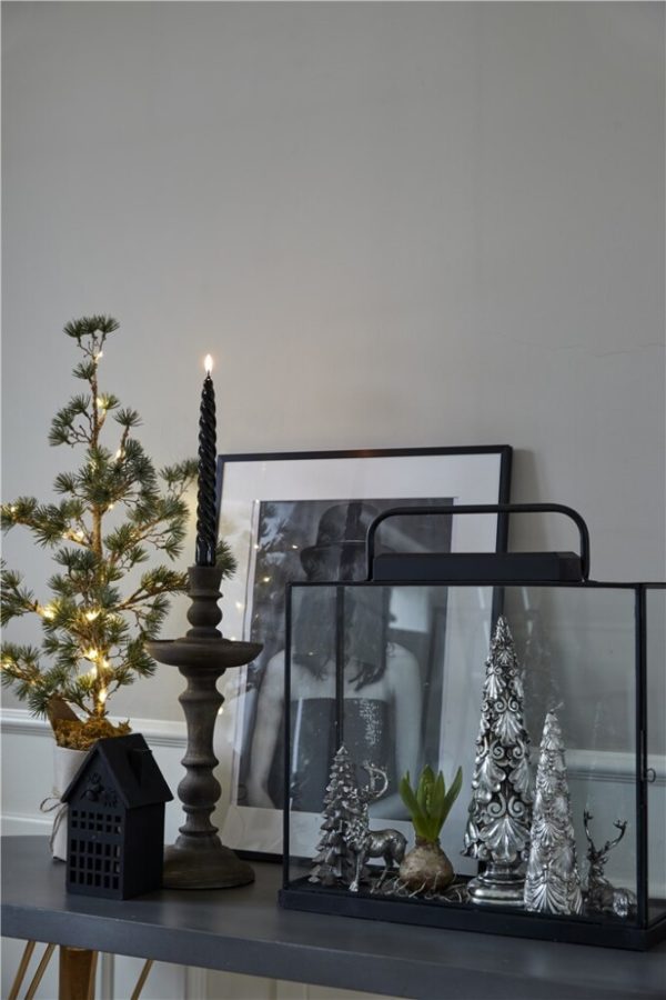 Serafina Hirsch stehend 14cm schwarz – Bild 3