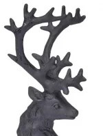 Serafina Hirsch liegend 10cm schwarz – Bild 2