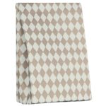 Buntfaltentüte Set 10 Stk. sand Harlekinmuster 28.5 cm