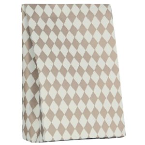BuntfaltentĂŒte Set 10 Stk. sand Harlekinmuster 28.5 cm