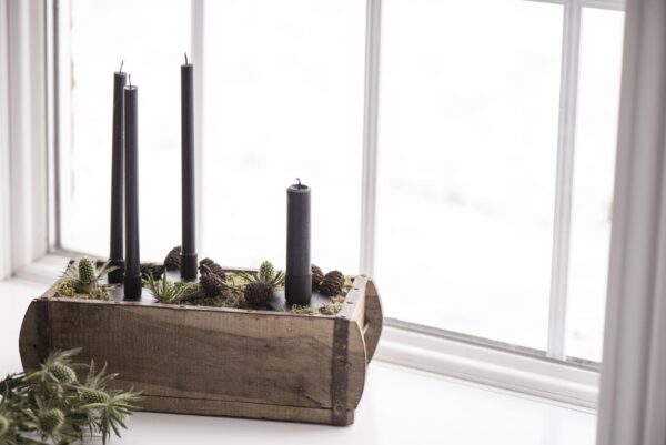 Stabkerze dunkelgrau 2.2 cm – Bild 3