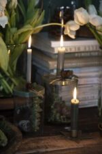 Stabkerze dunkelgrau 2.2 cm – Bild 2