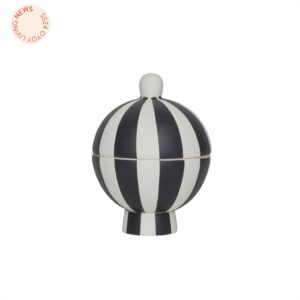 Toppu Bonbonniere white / black 8.5x11.5cm