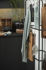 Handtuch Mynte Cornflower dusty green staubig grün gestrickt – Bild 2