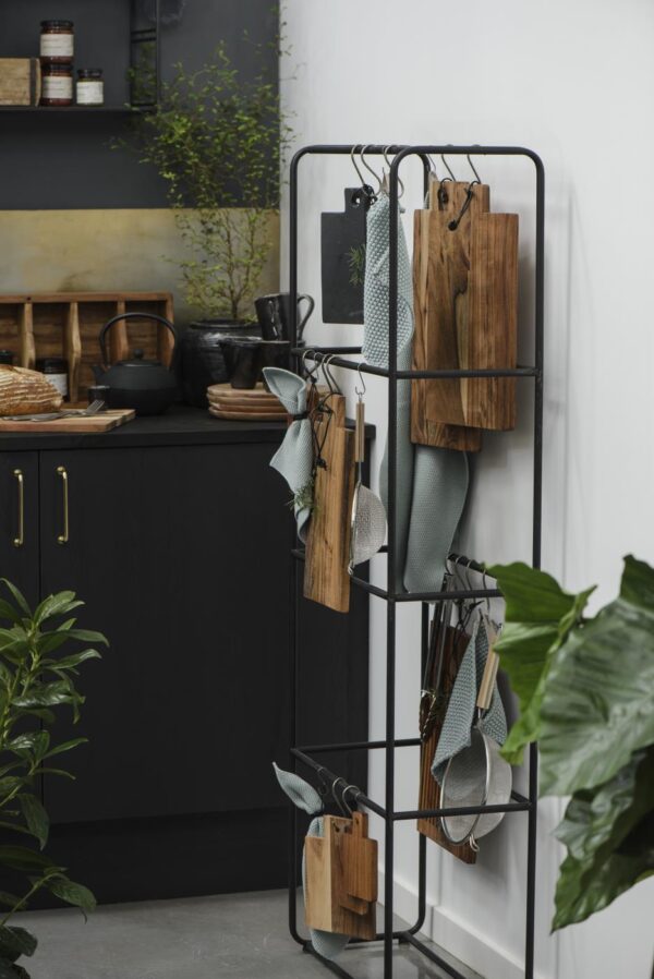 Spültuch Mynte dusty green staubig grün gestrickt – Bild 3