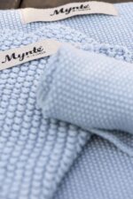 Spültuch Mynte nordic sky hellblau gestrickt – Bild 3