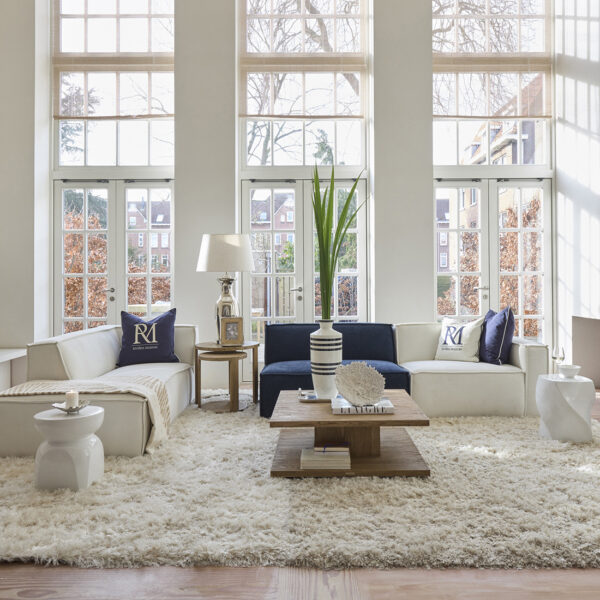 RM Monogram Pillow Cover white 50x50, Kissenbezug – Bild 6