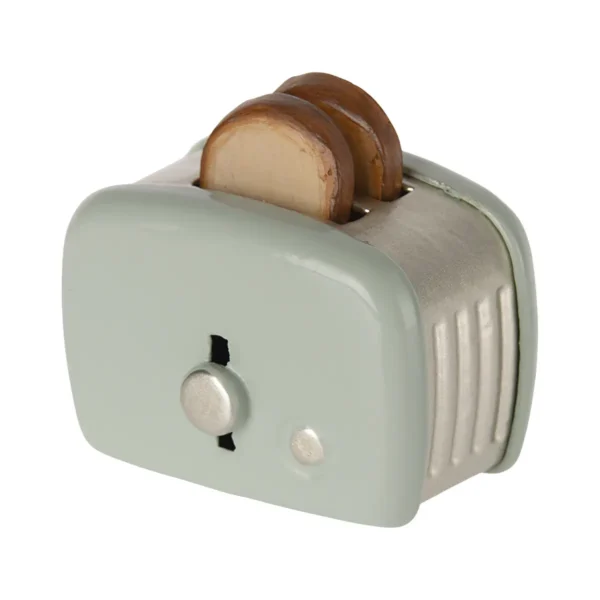 Toaster Maus mint, Puppenhauszubehör Toaster Maus mint, Puppenhauszubehör