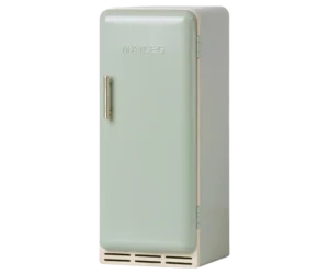 Miniature Kühlschrank mint, Puppenhauszubehör