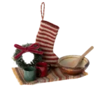 Kuscheliges Weihnachtsset, Puppenhauszubehör