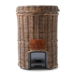 Rustic Rattan Classic Bin, Abfalleimer