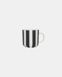 Toppu Mug white / black 350ml 9cm