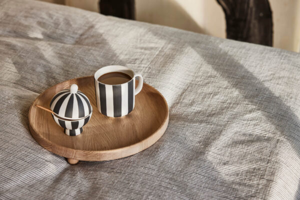 OYOY-L301197-L301175-Toppu-L300221-Inka-L10189-Gobi Toppu Mug white / black 350ml 9cm, Kaffeebecher â Bild 2