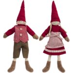 Weihnachtswichtel PÀrchen Karla und Kalle 40cm, WichtelmÀnnchen Adventsdeko