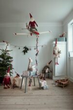 Weihnachtsfigur Santa 86cm, Weihnachtsmann – Bild 3