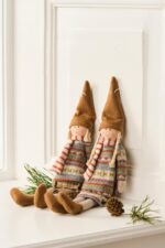 Weihnachtswichtel Pärchen Solveig und Sigurd 32cm, Wichtelmännchen Adventsdeko – Bild 2