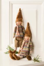 Weihnachtswichtel Pärchen Solveig und Sigurd 32cm, Wichtelmännchen Adventsdeko – Bild 3