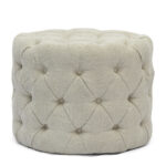 Opera Footstool Anitque White, Fußhocker