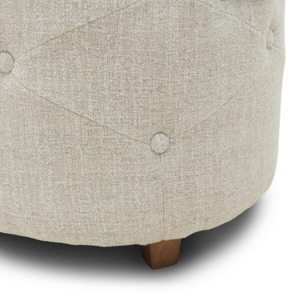 30402001_2 Bowery Footstool Antique White, Fußhocker – Bild 2